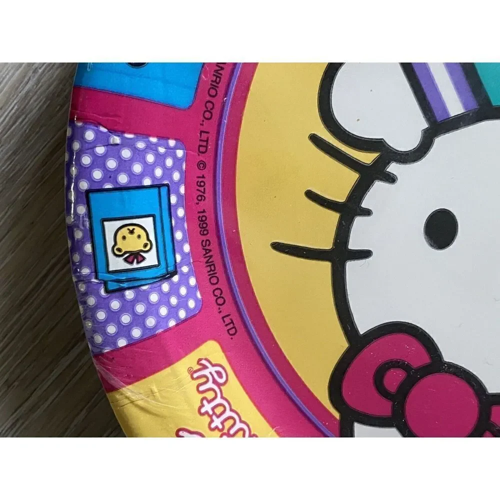 Vintage 1999 Hello Kitty Paper Plates - 8 Ct -6 3/4